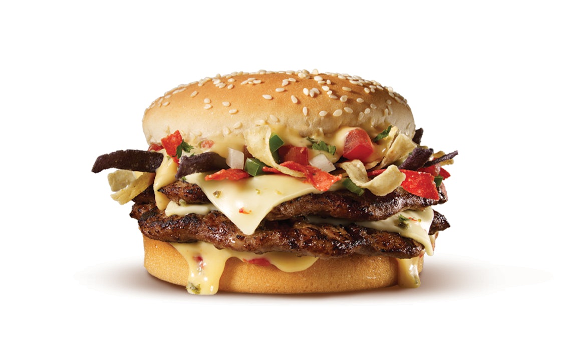 Double Queso Crunch Burger