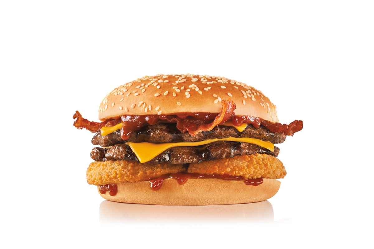Double Western Bacon Cheeseburger