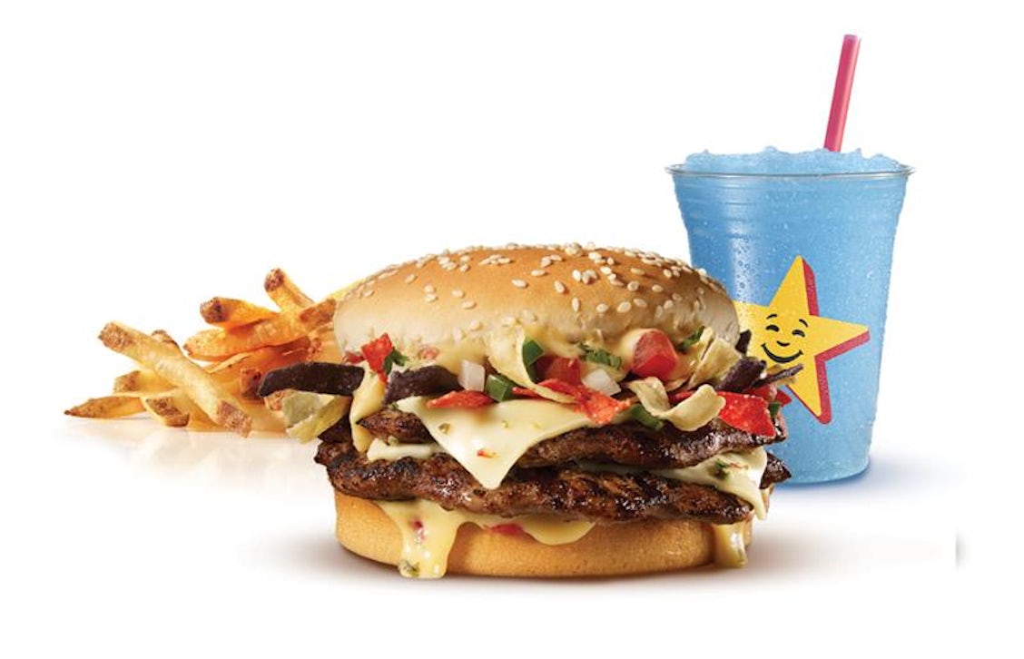 Double Queso Crunch Burger Combo