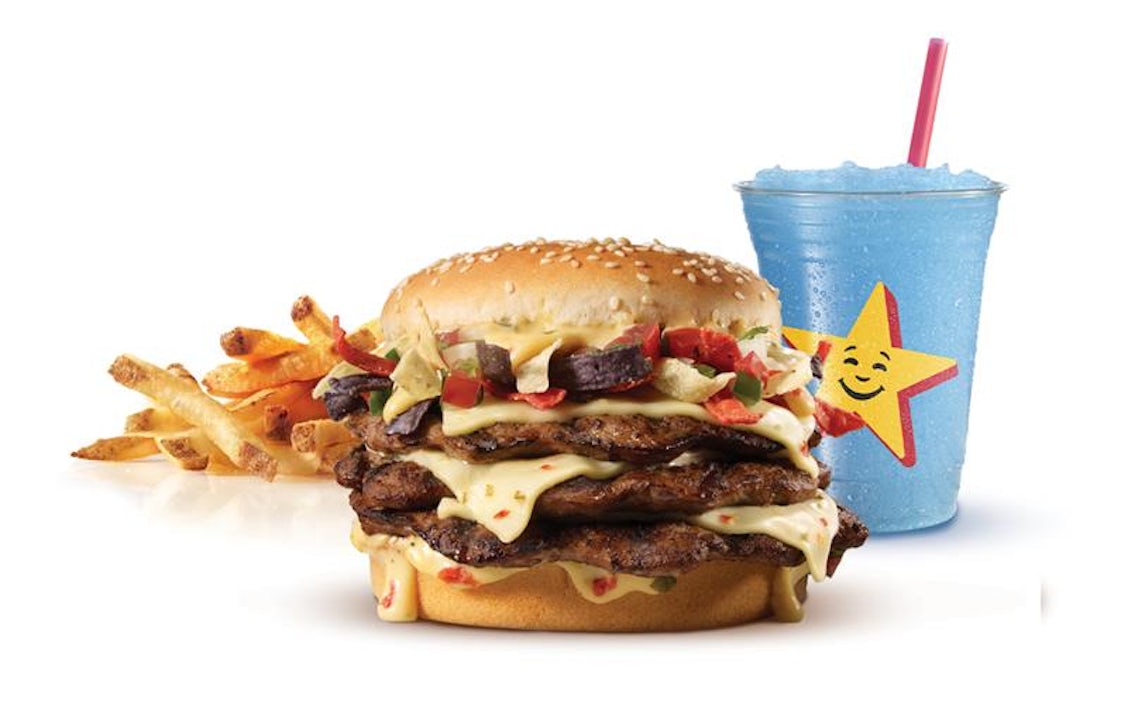 Triple Queso Crunch Burger Combo